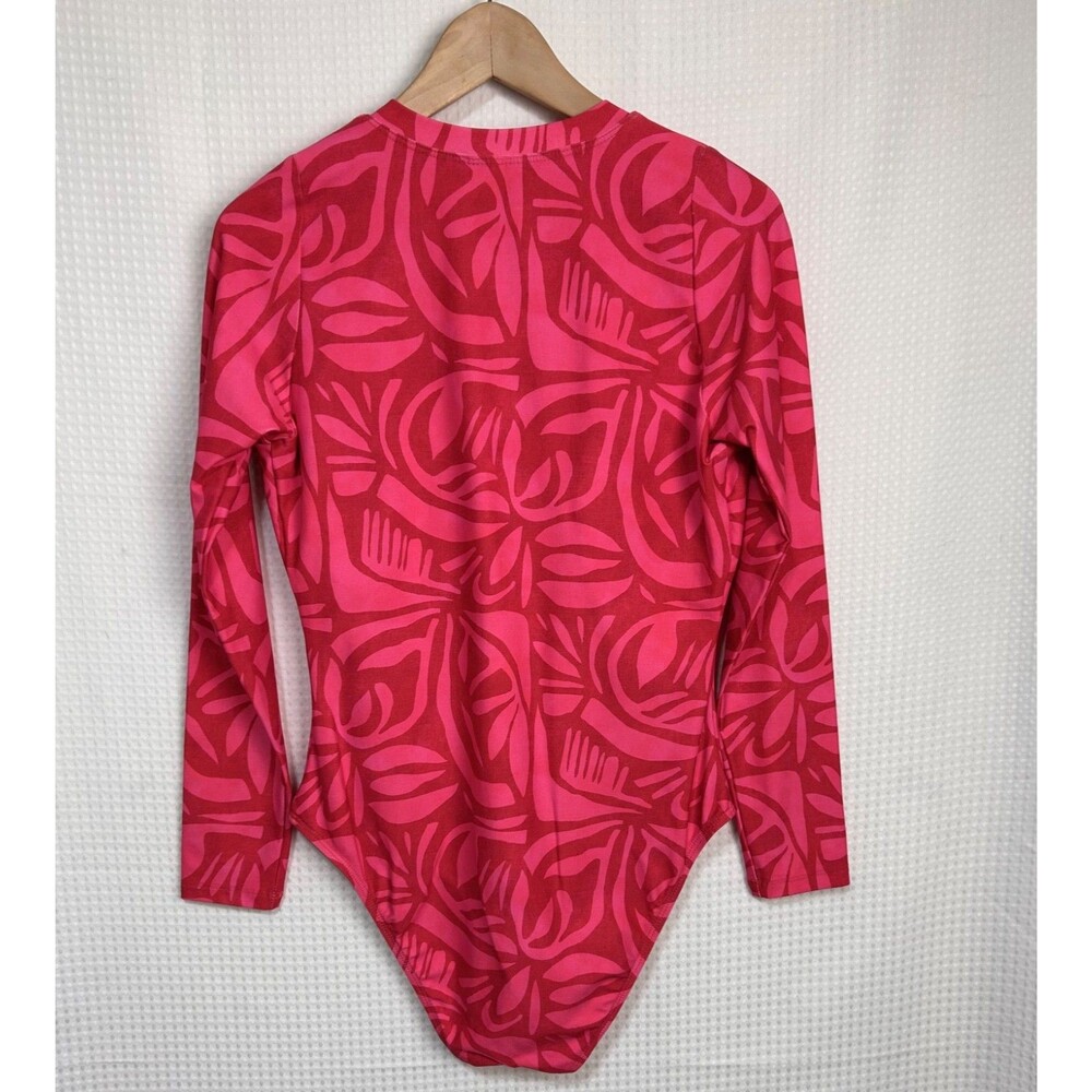 NWT $112‎ Next By Athena size XL Long Sleeve Zip One Piece Swimsuit Scuba Resort - Picture 4 of 16